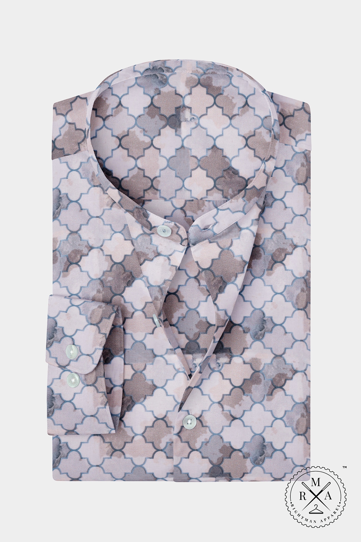 Abstract Geometric Multicolor Shirt SH355